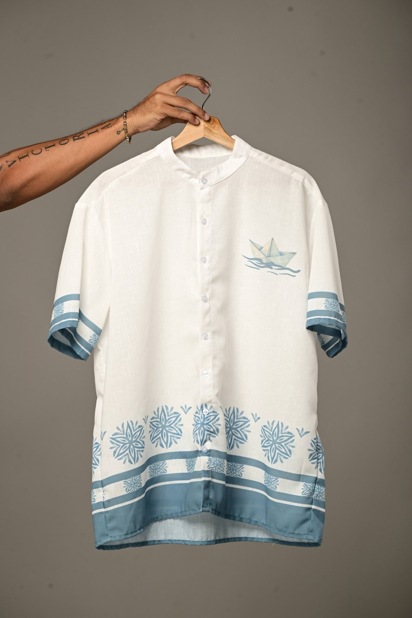 Camisa Velero azul